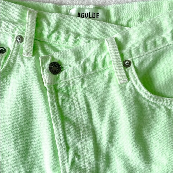 AGOLDE Criss Cross Mini Denim Skirt - Picture 4 of 15